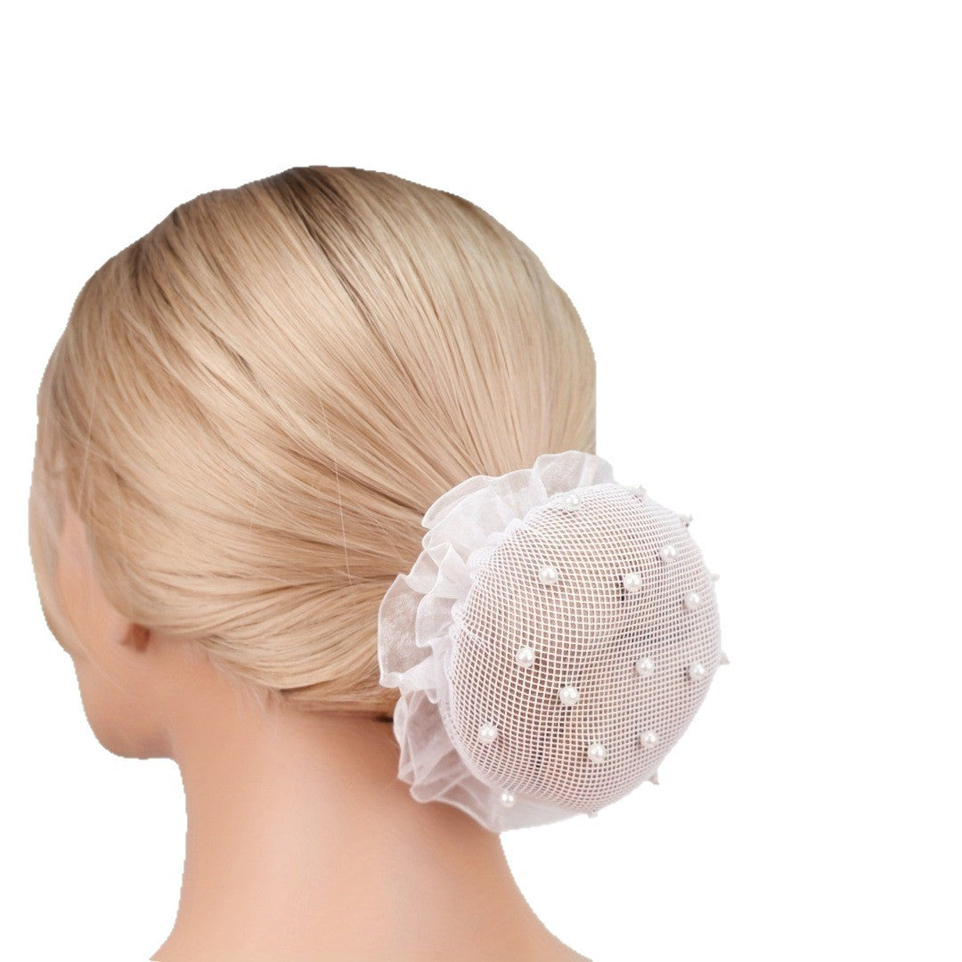 THD Pearl Bun Hair Net with Elastic