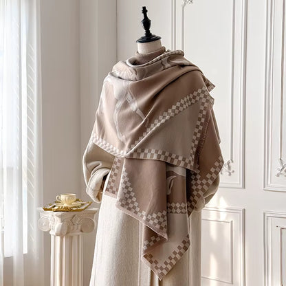KERRYN Horse Design Cashmere Blend Pashmina/Shaw