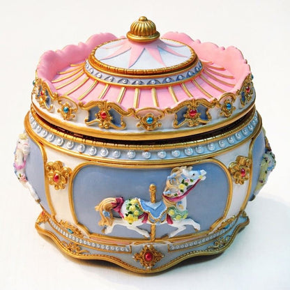 Musical Carousel Resin Box