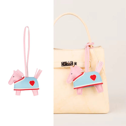 MARGIE PU Horse in Rug Bag Charm