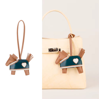 MARGIE PU Horse in Rug Bag Charm