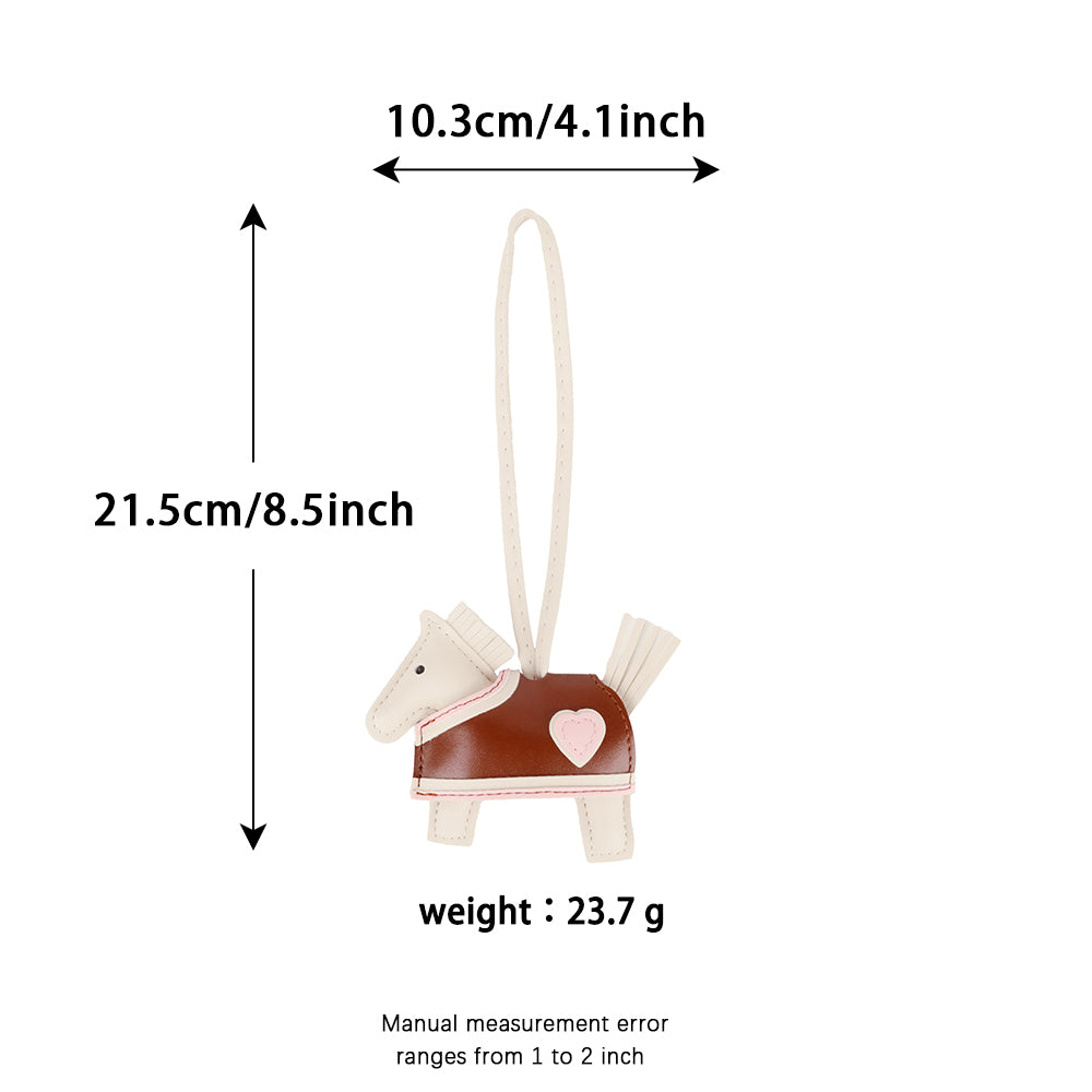 MARGIE PU Horse in Rug Bag Charm