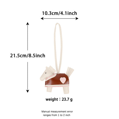 MARGIE PU Horse in Rug Bag Charm