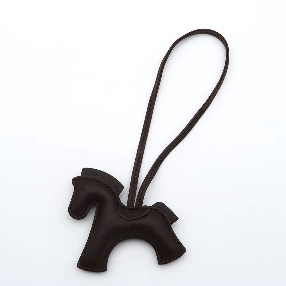THD PU Leather Horse Bag Charm