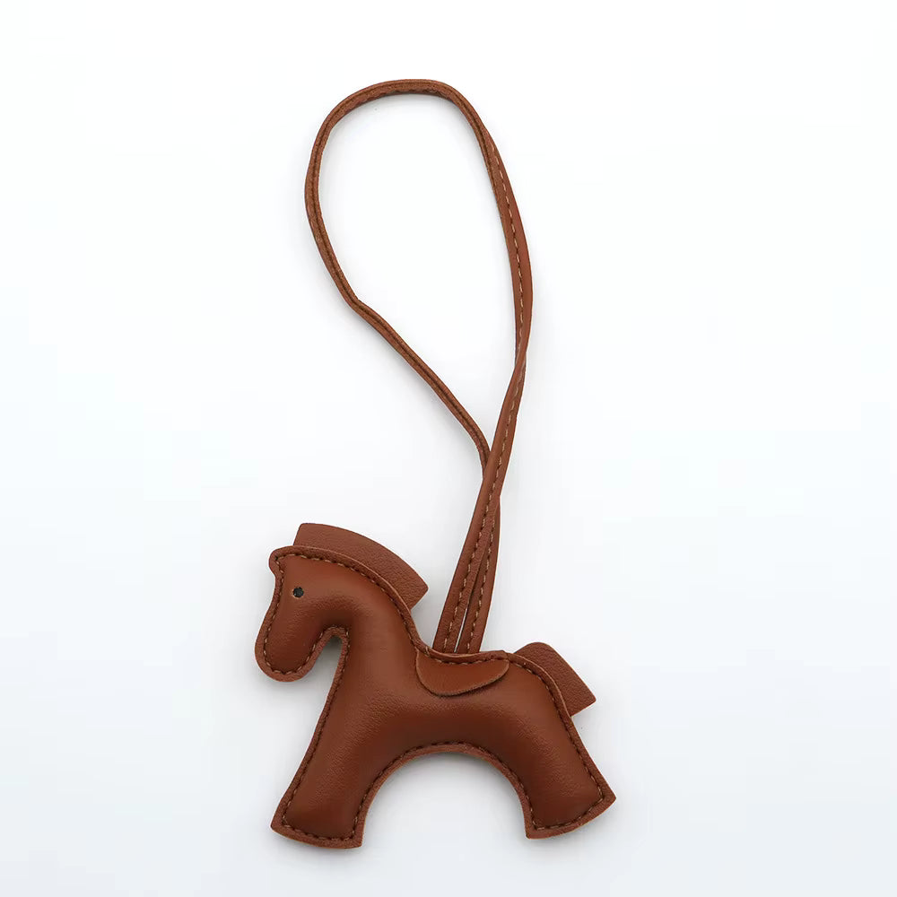 THD PU Leather Horse Bag Charm