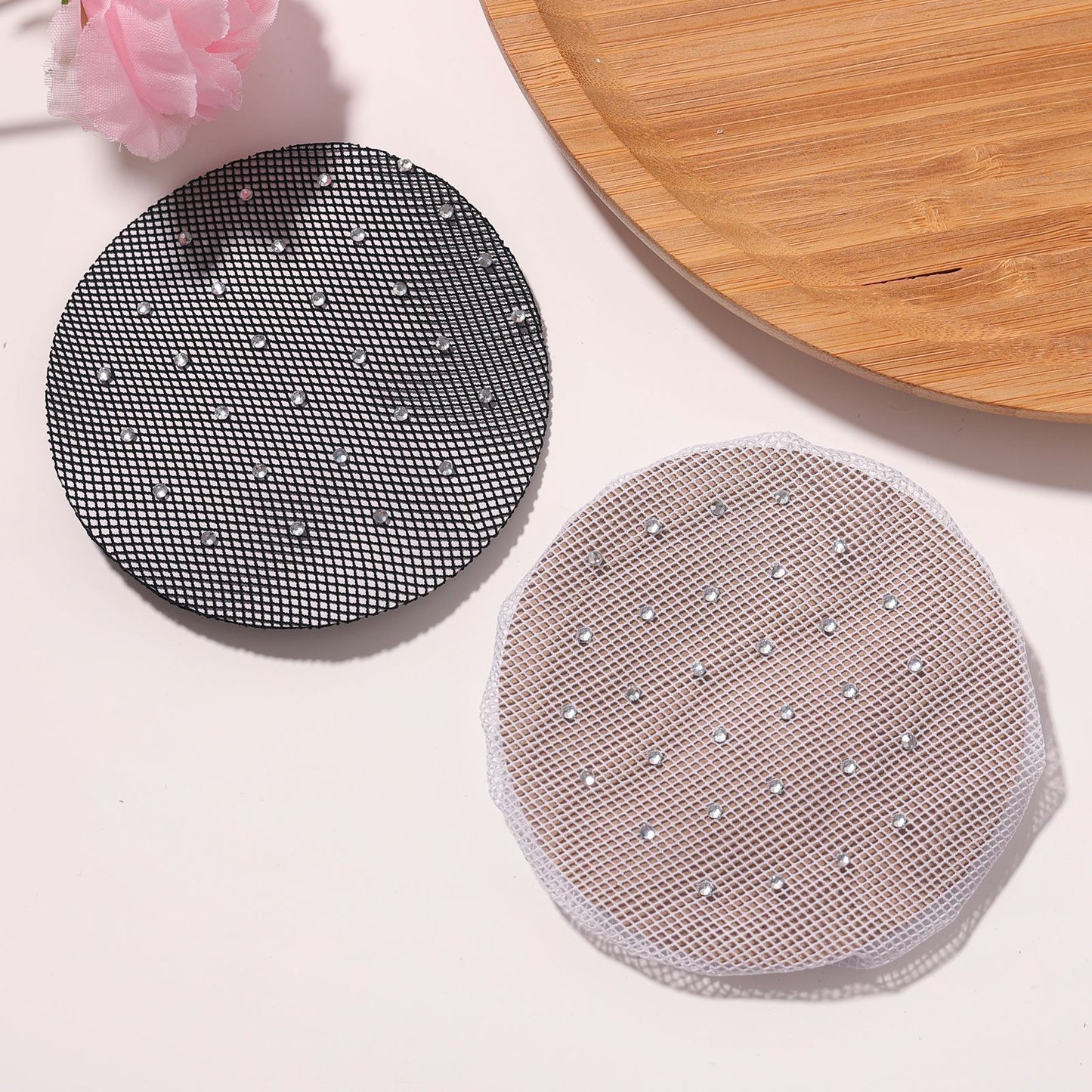 THD Diamante Hair Bun Net