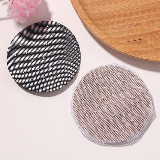 THD Diamante Hair Bun Net