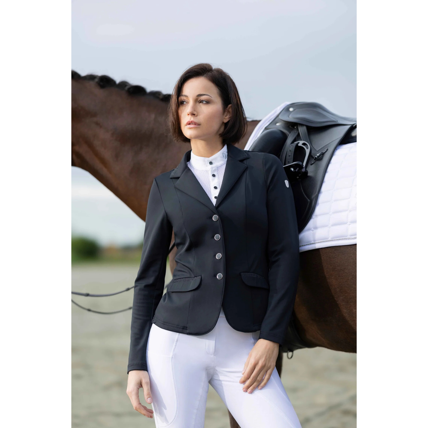HKM Adults Competition Jacket - Amalfi - Black