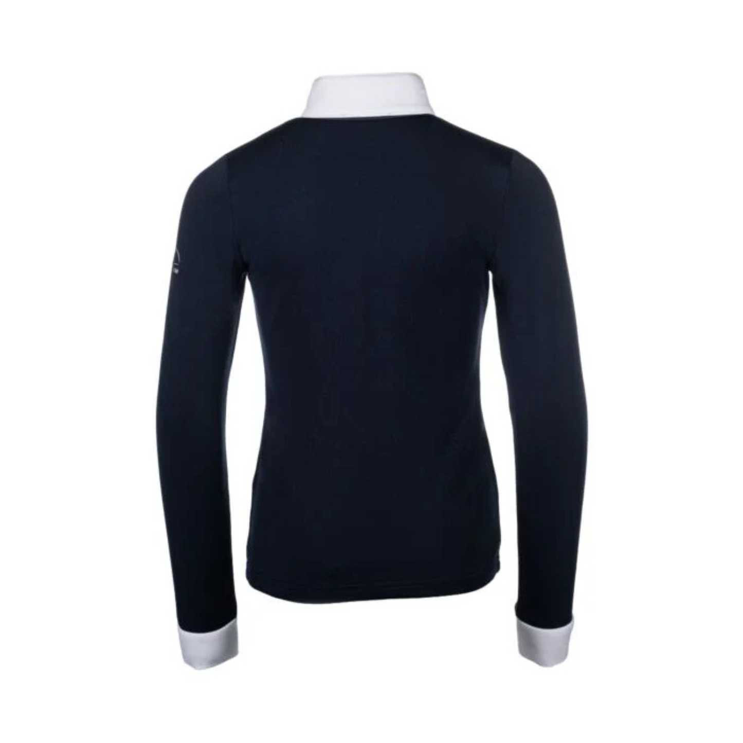 HKM Kids Emilia Competition Shirt - Deep Blue & White