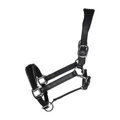 HKM Leather Head Collar - Glamour - PREORDER - CURRENTLY ON ORDER DUE MID JUNE