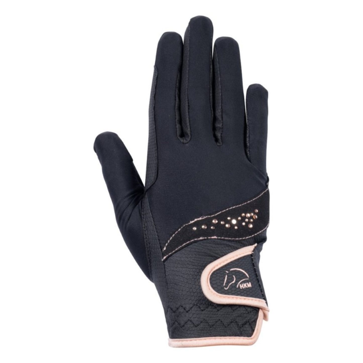 HKM Rosegold Glamour Riding Gloves