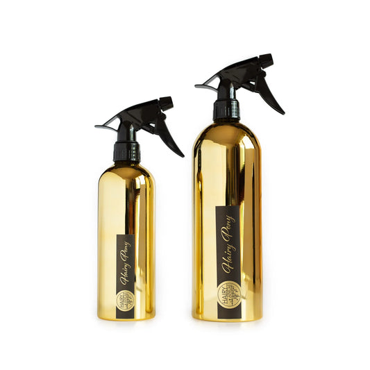 Hairy Pony Gold Metal Spray Bottle