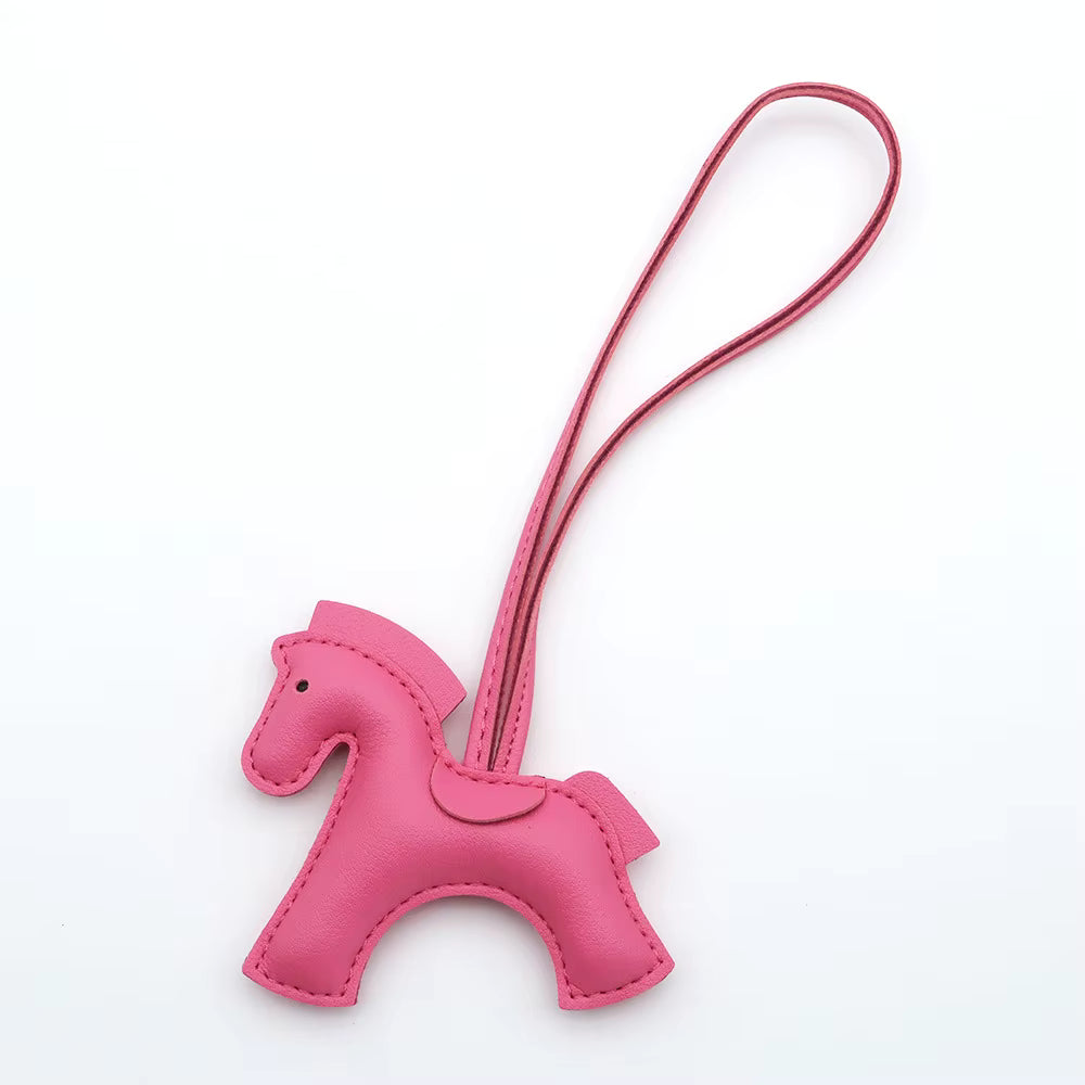 THD PU Leather Horse Bag Charm