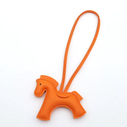 THD PU Leather Horse Bag Charm