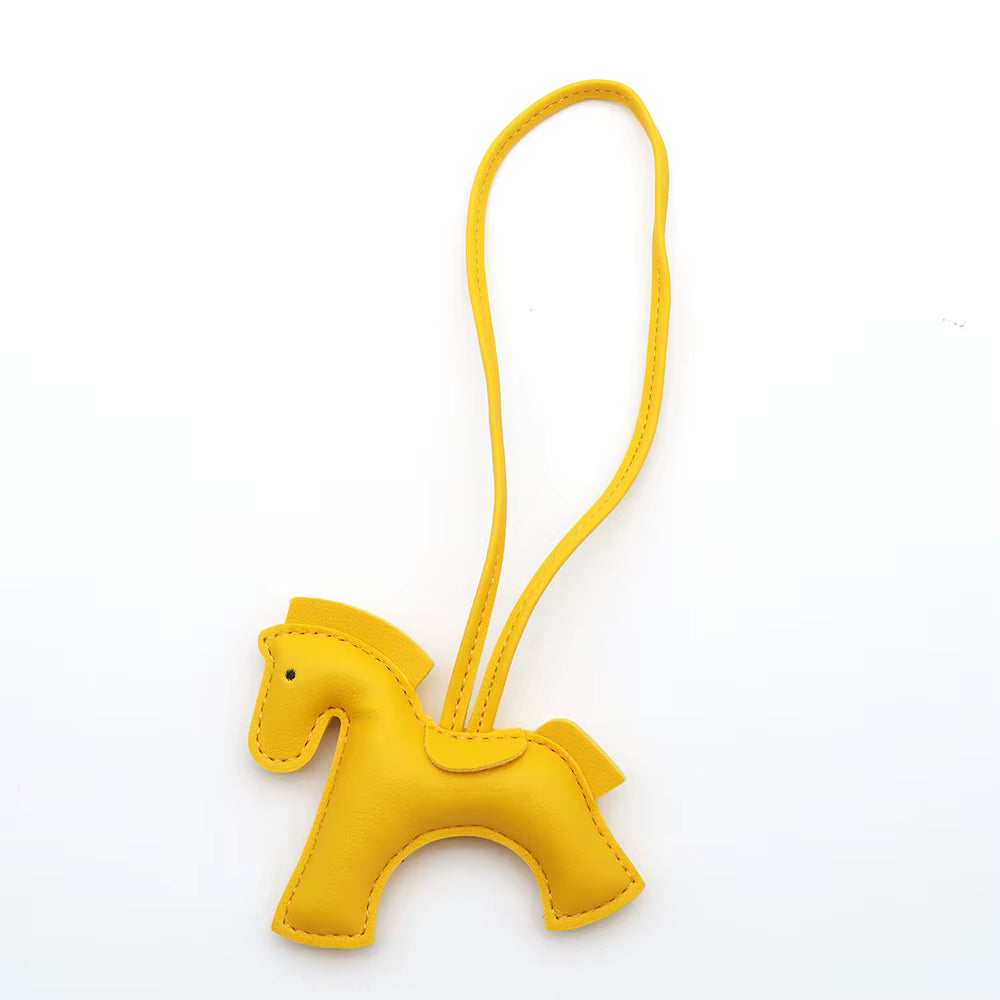 THD PU Leather Horse Bag Charm