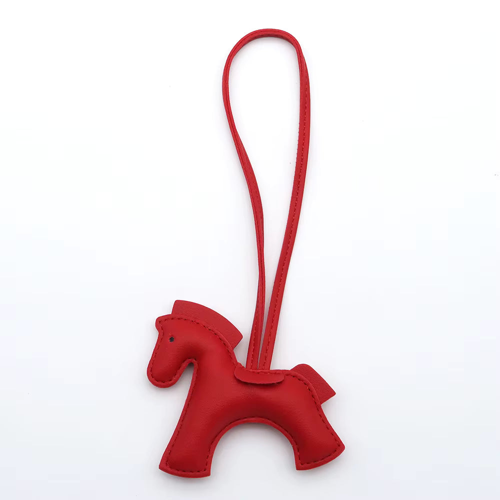 THD PU Leather Horse Bag Charm
