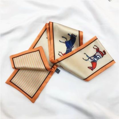 JUNIOR Horse Design Skinny Scarf