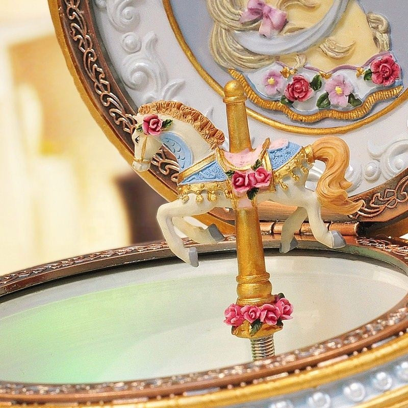 Musical Carousel Resin Box