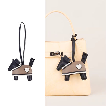 MARGIE PU Horse in Rug Bag Charm