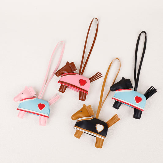 MARGIE PU Horse in Rug Bag Charm