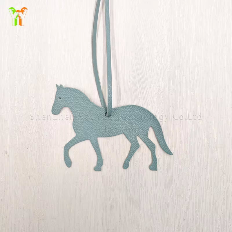 NATALIE PU Leather Horse Trotting Bag Charm