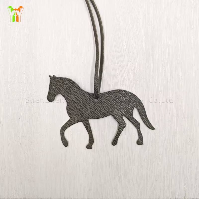 NATALIE PU Leather Horse Trotting Bag Charm