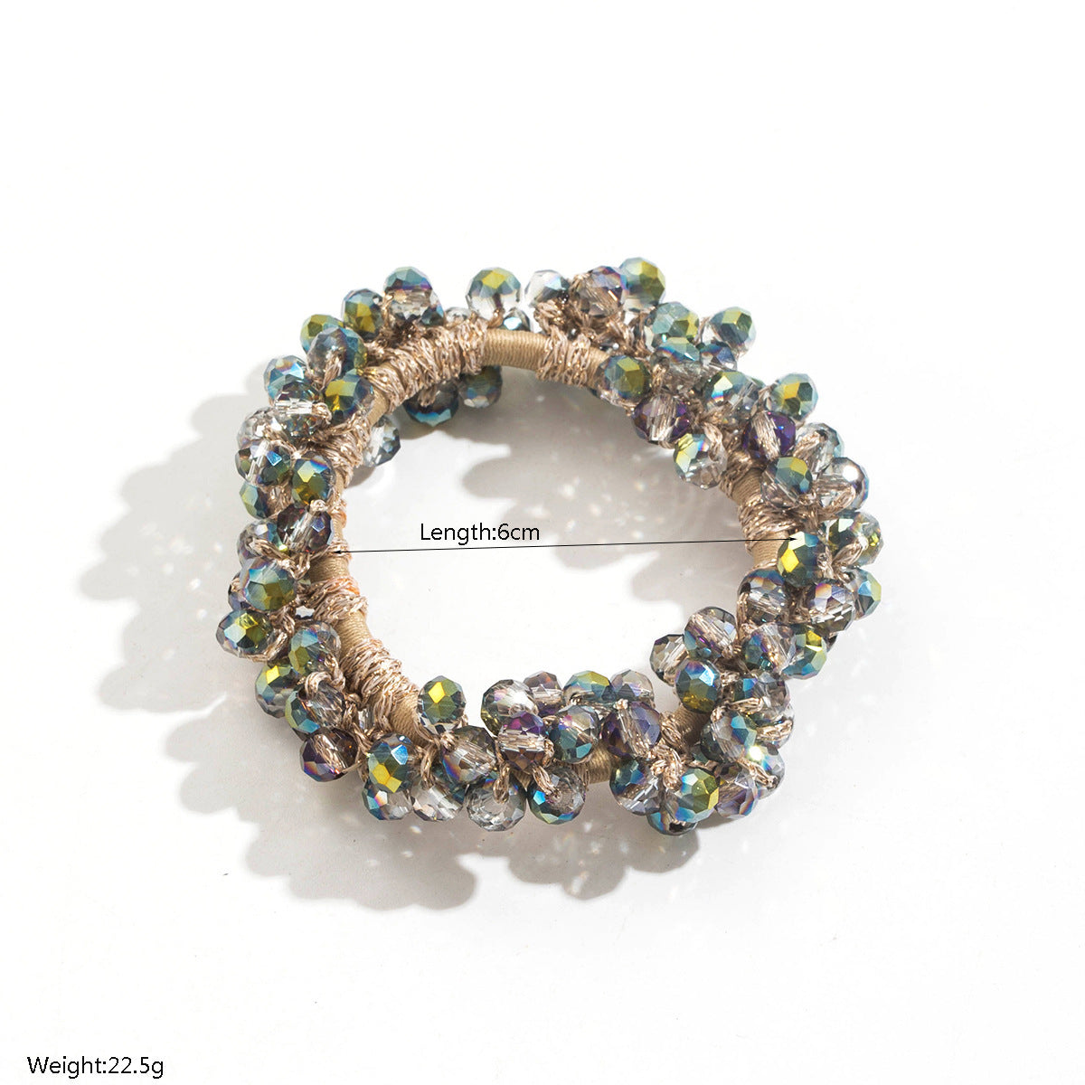 SOPHIE Crystal Bead Scrunchie