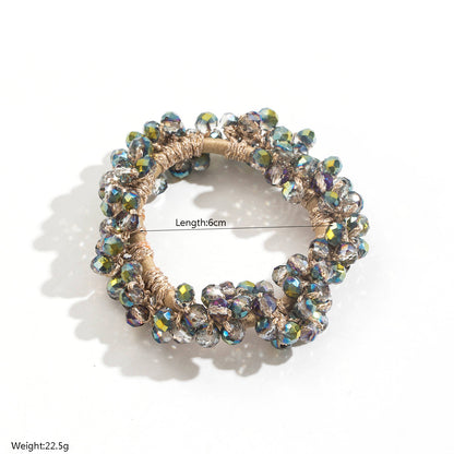 SOPHIE Crystal Bead Scrunchie