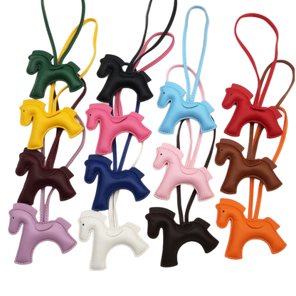 THD PU Leather Horse Bag Charm