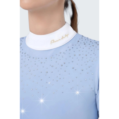 Fleur De Lys Holly SS Shirt - Blue - ON ORDER - DUE MID AUGUST
