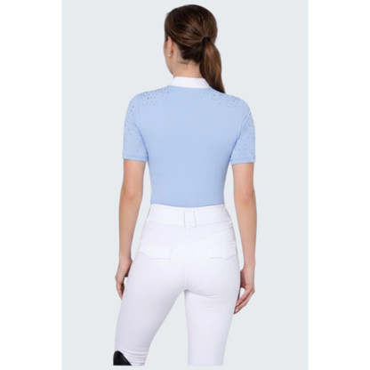 Fleur De Lys Holly SS Shirt - Blue - ON ORDER - DUE MID AUGUST