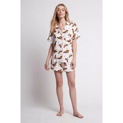 Homebodii Ladies Short Pyjama Set - Mojo Horse