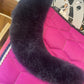 Mattes Eurofit Dressage SaddlePad - Orchid Quilt Sheen - Top Sheepskin - Small