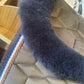 Mattes Eurofit Dressage SaddlePad - Brown Velvet - Top Sheepskin - Medium