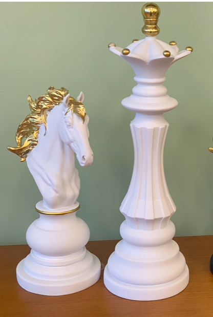 Equestrian Chess Pieces - Pair
