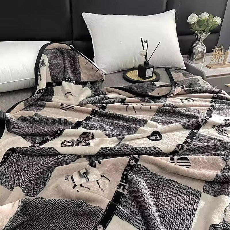 Horse Print Blanket