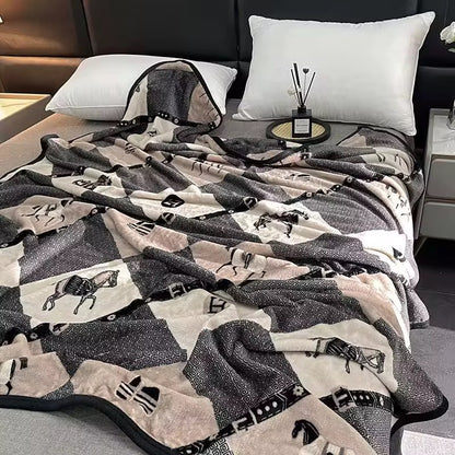 Horse Print Blanket