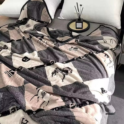 Horse Print Blanket