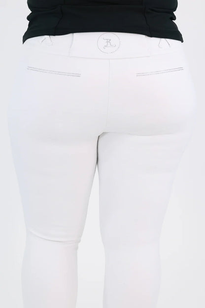 JnK Competition Breeches - Diamond Snow White