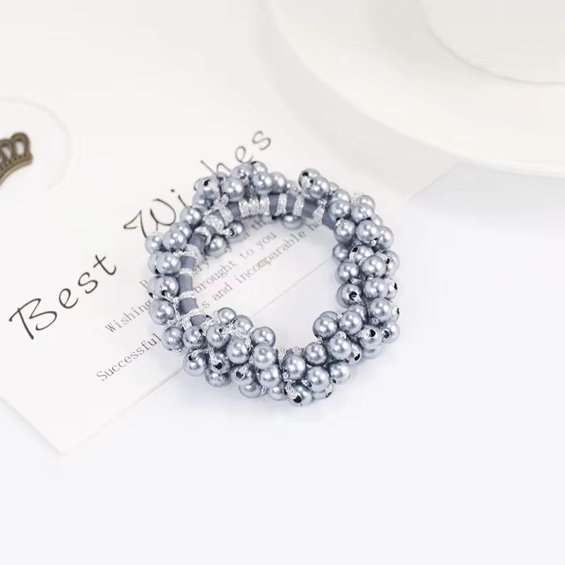 THD Imitation Pearl Scrunchie