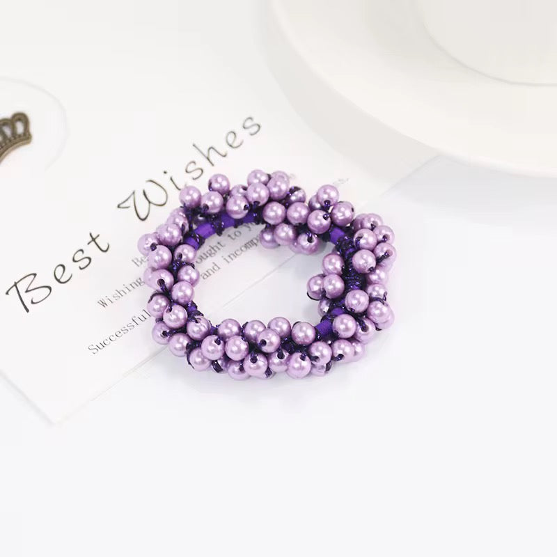 THD Imitation Pearl Scrunchie