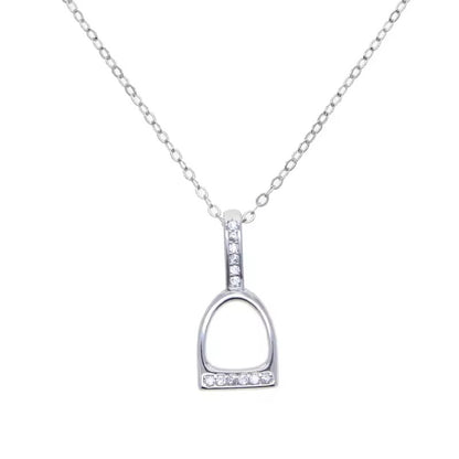 THD Mini English Stirrup Iron Necklace