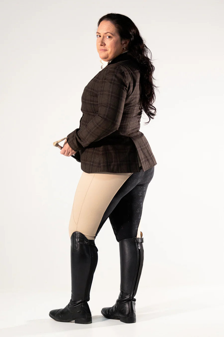 JnK Competition Breeches - Stone with Black Seat