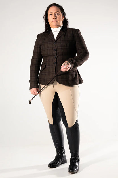 JnK Competition Breeches - Stone with Black Seat
