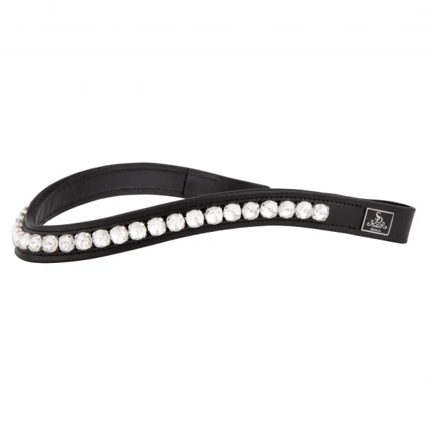 SD Design Mystery Browband - Black/Clear