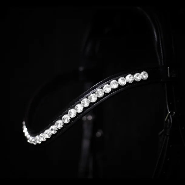 SD Design Mystery Browband - Black/Clear