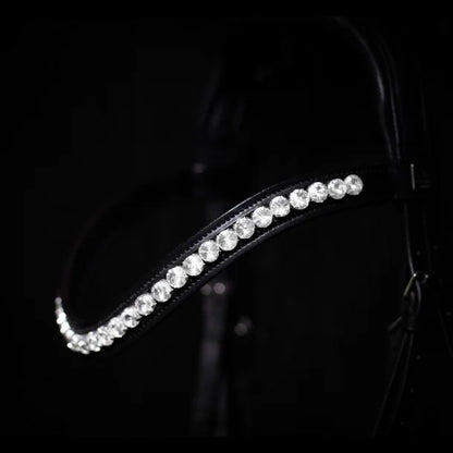 SD Design Mystery Browband - Black/Clear