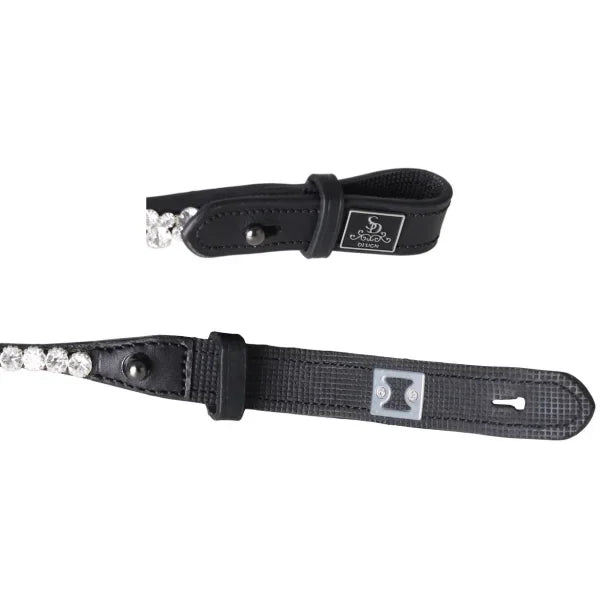 SD Design Mystery Browband - Black/Clear