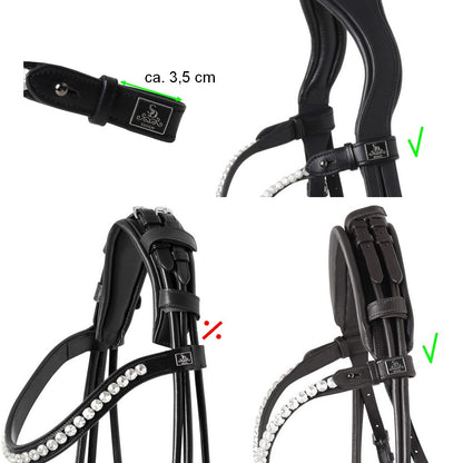 SD Design Olymbrio Browband - Black