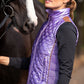 Mrs Ros Glossy Bodywarmer Lilac - Lavender Fields